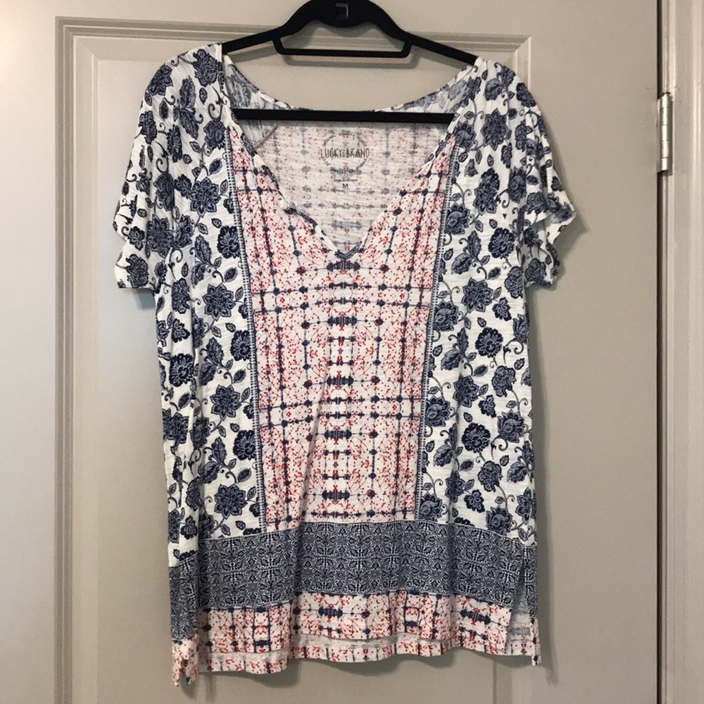 V-neck shirt